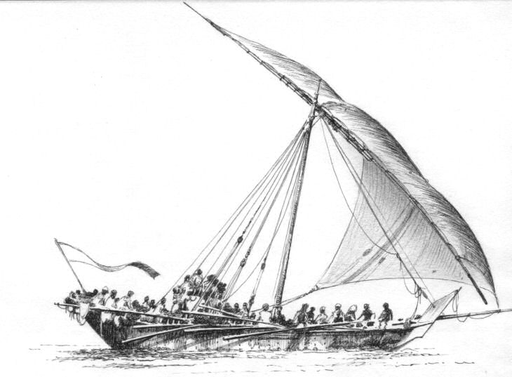 27 - Oman - imbarcazione celere 'jalibut'